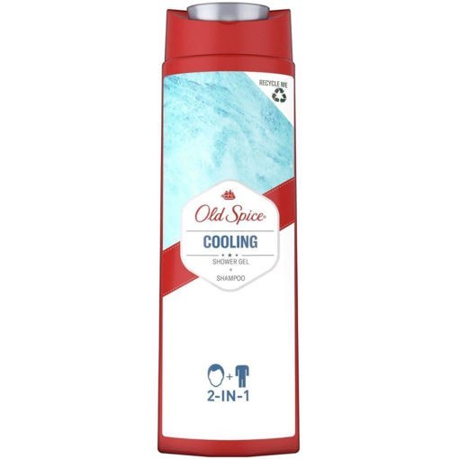 شامپو سر و بدن مردانه الداسپایس 400میل shower gel+shampoo cooling